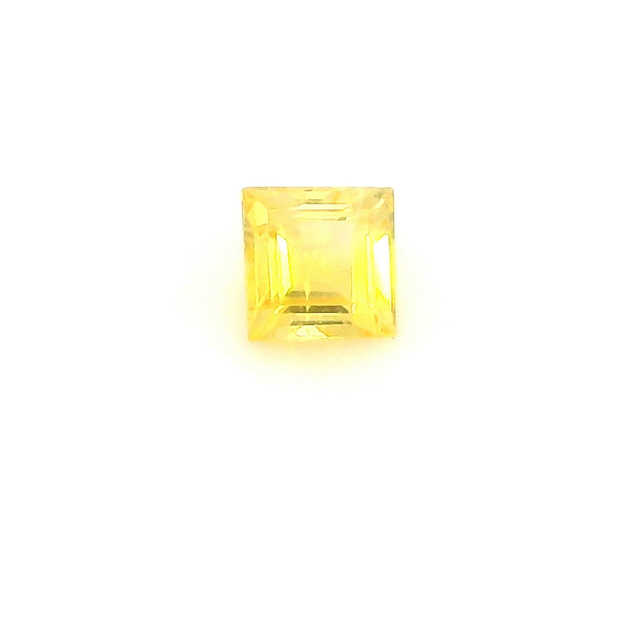 Sapphire Yellow Square 0.3ct