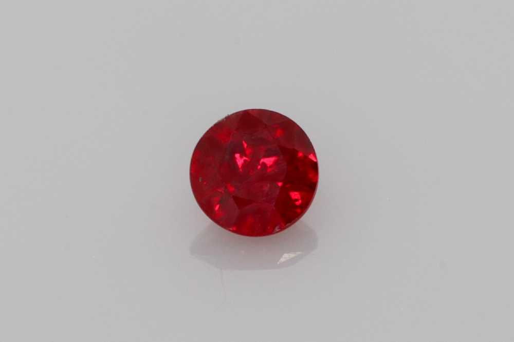 Ruby Red Round 0.18ct